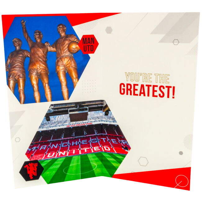 Manchester United FC Dad Birthday Card - official style