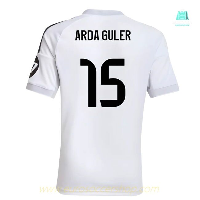 2025-2026 Real Madrid Home Shirt (Kids) (Arda Guler 15)