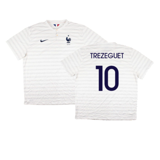 New France Away Game Jersey 2014-2015 (Trezeguet 10)