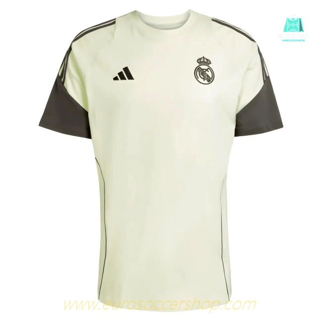 2025-2026 Real Madrid Training Tee (Almost Lime)