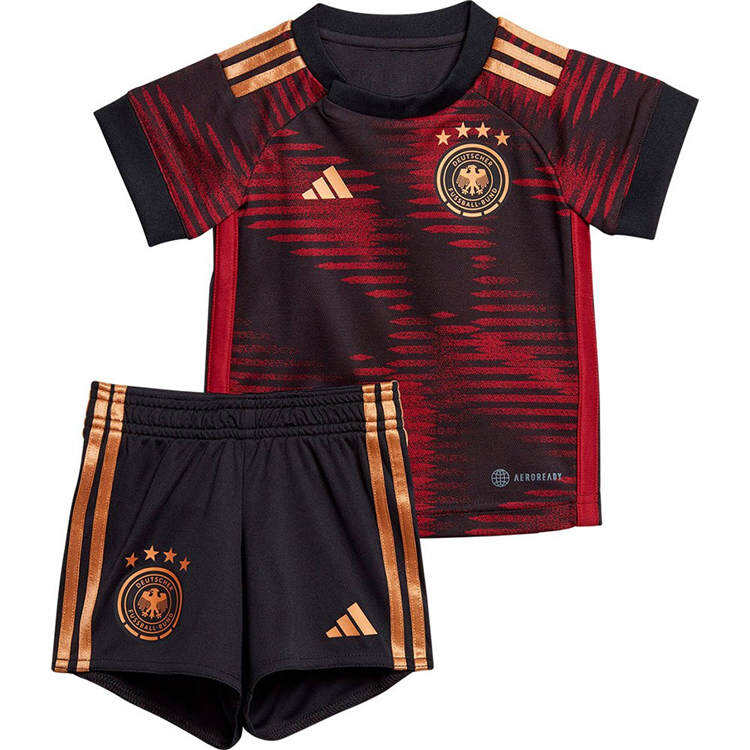 Kids 2022 World Cup Germany Away Soccer Kit ShirtShorts - World Cup