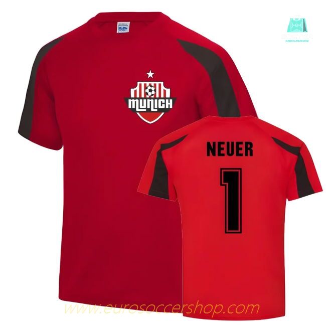 Manuel Neuer Munich Sports Training Jersey (Red)
