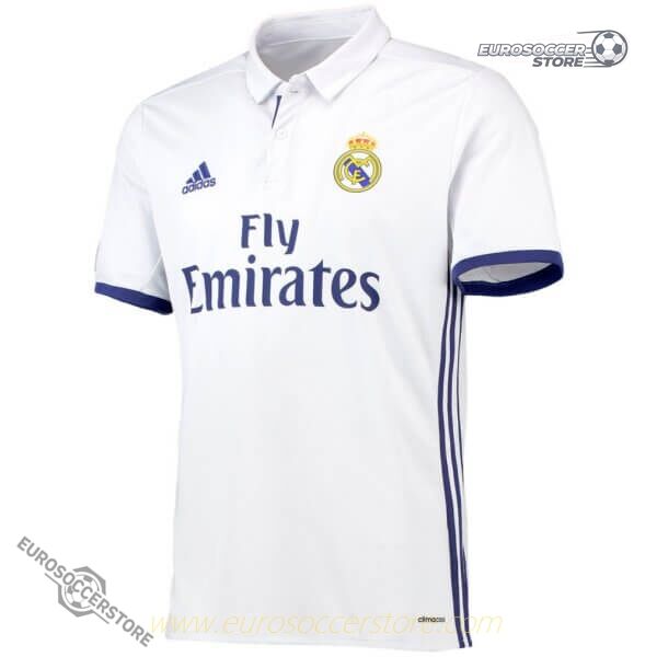 Vintage Real Madrid Home Football Jersey from the 16-17 Season