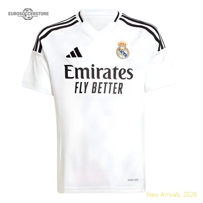 Official Home Real Madrid Jersey 2024-2025 Durable Advanced Textile