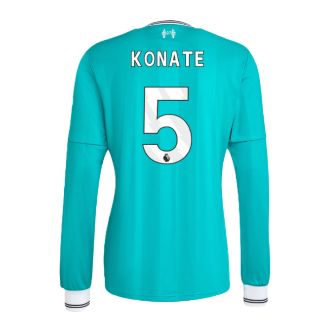 2025-2026 Liverpool Long Sleeve Third Shirt (Konate 5)