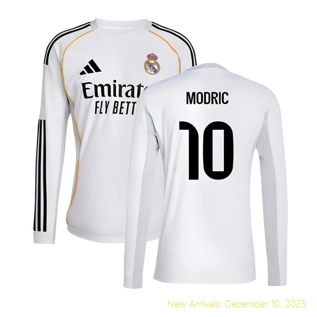Official Real Madrid (rm) 2025-2026 Home - Game Day - Football Fashion