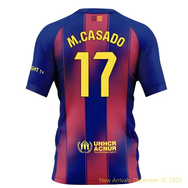 2025-2026 Barcelona Home Shirt - Professional Game Day (Casado 17) -...