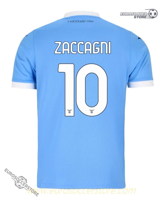 Lazio Home ZACCAGNI 10 Football Jersey 2025-2026 Season