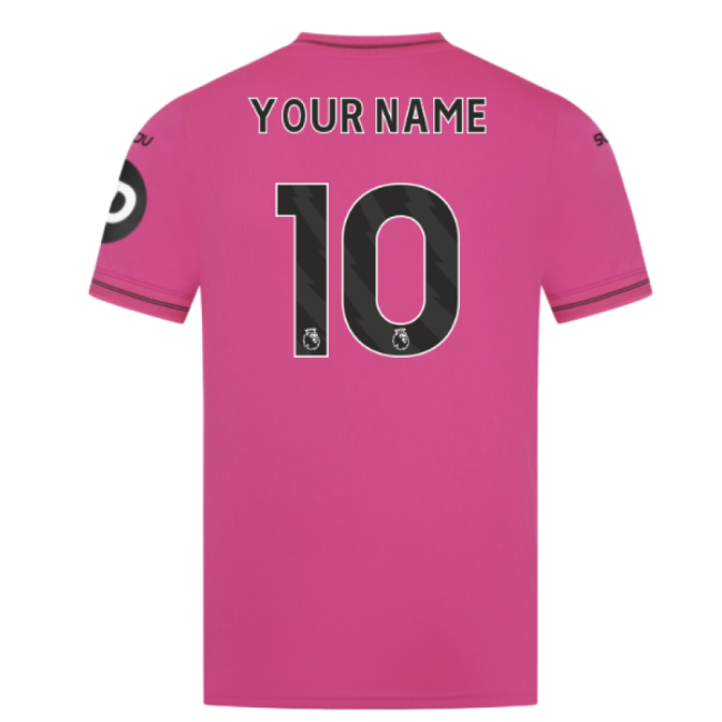 Iconic 2025-2026 Wolves Away Flexible - Replica Jersey Pink Adult#336