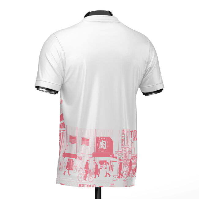 Exclusive-Design Japan Tokyo Heritage Football Jersey Red (Wolvate)