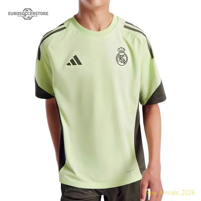 2025-2026 Real Madrid Training Jersey (almost Lime) - Kids (trent 12)