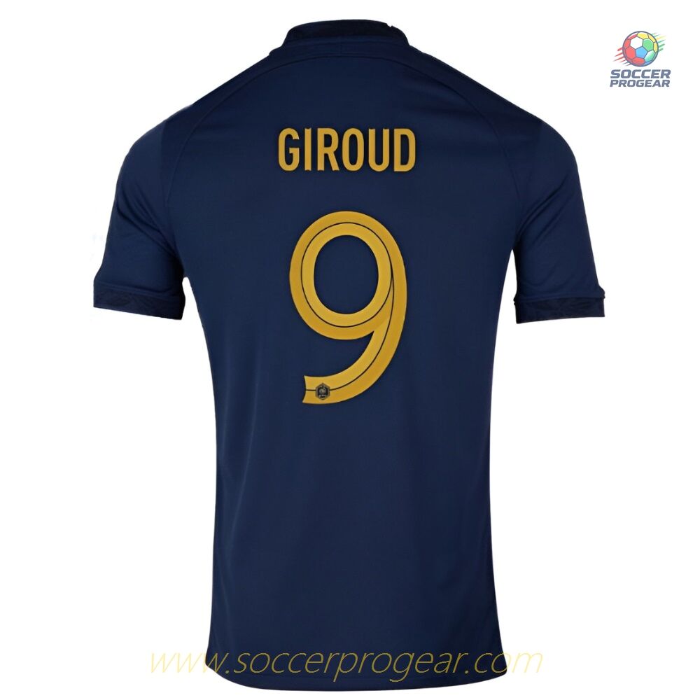 GIROUD 2022 WORLD CUP FRENCH TEAM HOME JERSEY