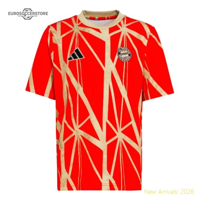 Elite 2024-2025 Bayern Munich Pre-match Shirt (red) - Supporter Edition