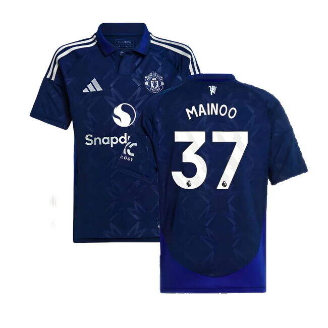 2024-2025 Man Utd Away Shirt (Kids) (Mainoo 37) - high quality