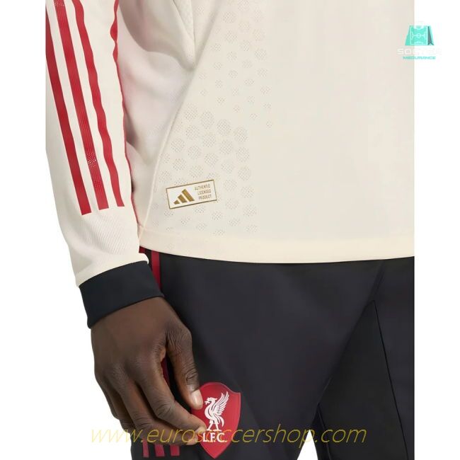2025-2026 Liverpool Authentic Long Sleeve Away Shirt