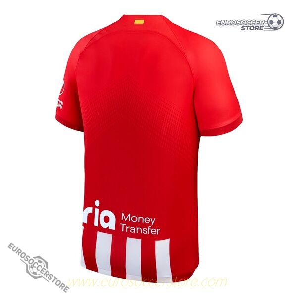 23-24 Season Atletico Madrid Home Football Jersey Sponsored by RIYADH AIR
