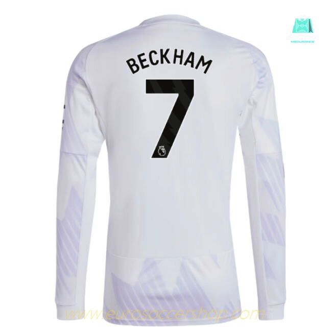 2025-2026 Man Utd Long Sleeve Away Shirt (Beckham 7)
