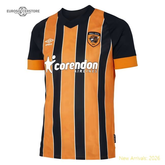 2022-2023 Hull City Home Shirt - Match Day Jersey - Authentic Design
