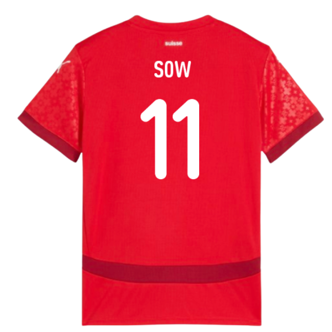 Player Issue Style Switzerland Professional Look Home Pro Shirt (Kids)