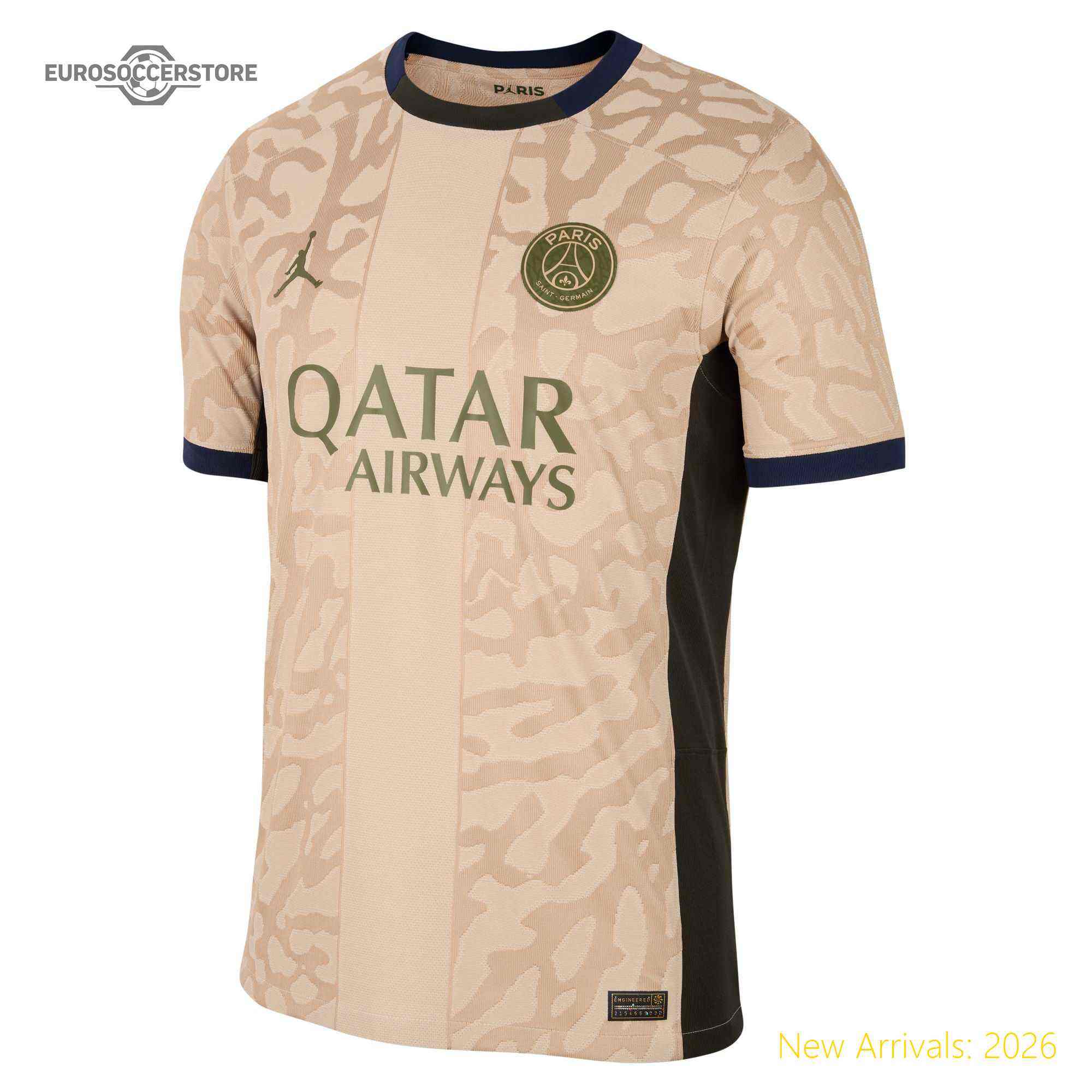 Officially Approved Men Psg Team Authentic Unknown Jersey 2023