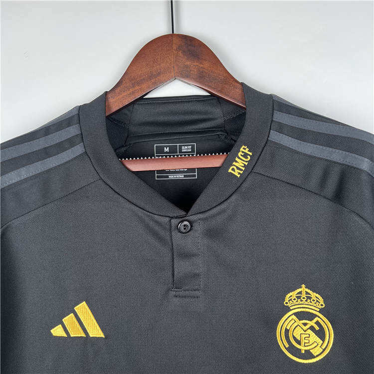 Real Madrid 2324 Third Black Soccer Jersey Football Shirt - Official
