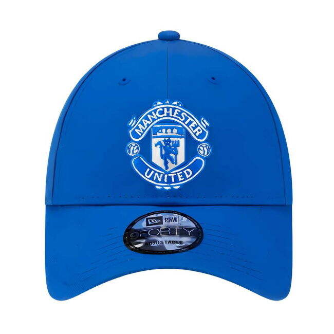 2023-2024 Manchester United 9FORTY Adjustable Cap (Blue) (Limited E...