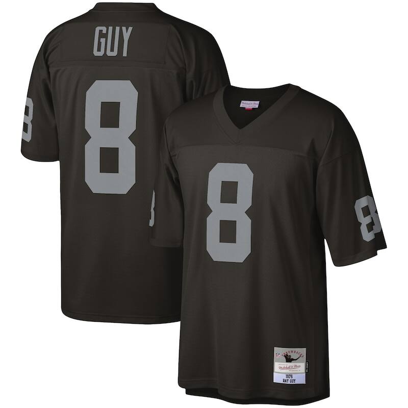 None Ray Guy LV Raiders Pro-Level Game Jersey Football Apparel