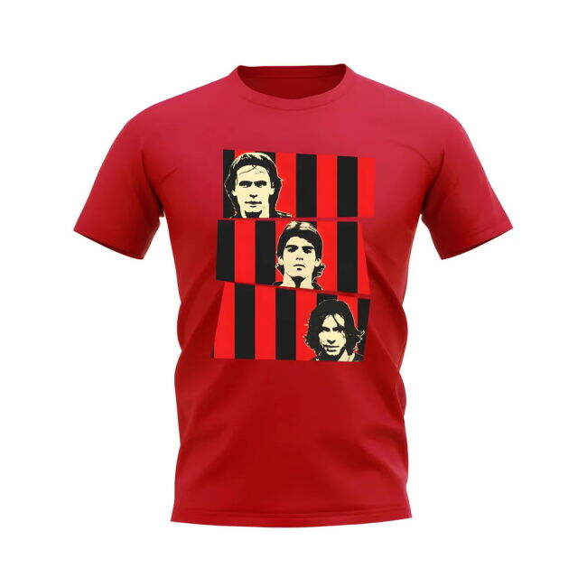 T-Shirt for Inzaghi Kaka Pirlo AC Milan Trio fans (Unisex