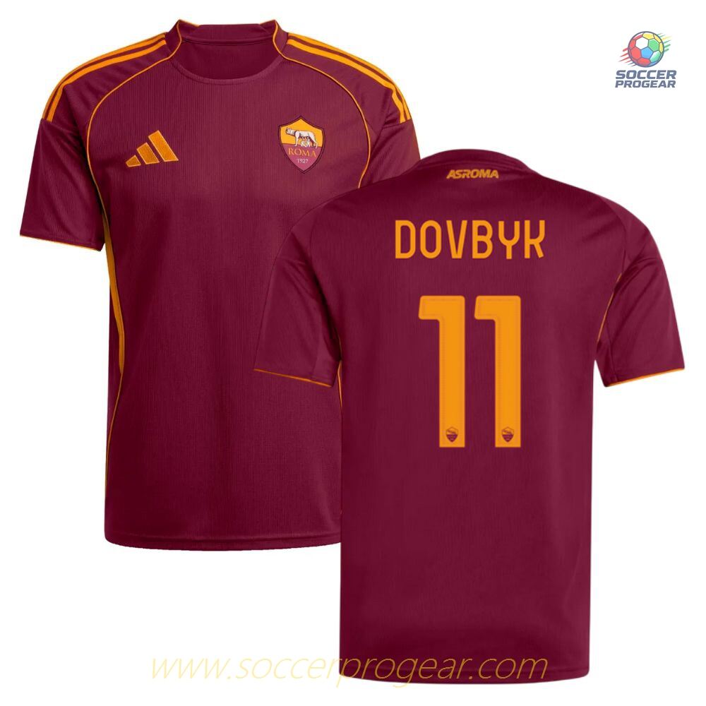 AS Roma Home Team Shirt 2025-26 Edition Dovbyk