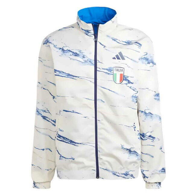 2023-2024 Italy Reversible Anthem Jacket (Blue) Worldcup