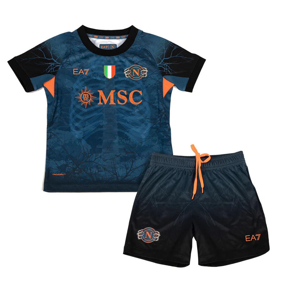 Kids Napoli Halloween Kit 202526 ShirtShorts - Official Replica 20432