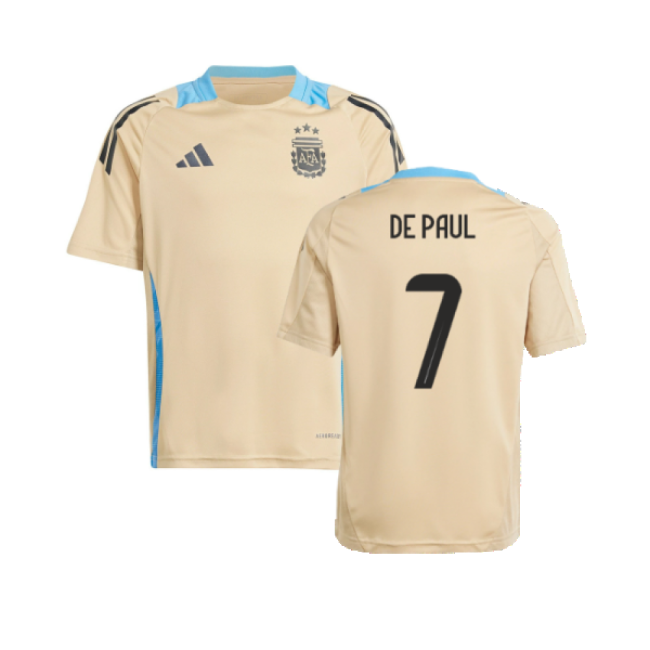 DE PAUL 7 Match Worn Style Argentina Training Elite Kit 2024-2025