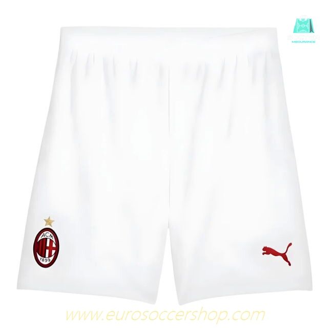 2024-2025 AC Milan Home Shorts (White) - Kids