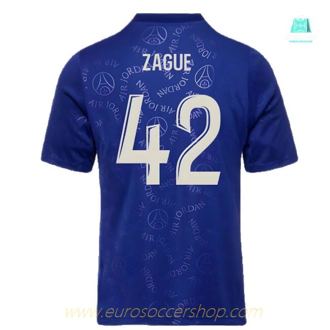 2024-2025 PSG Academy Pro Fourth Pre-Match Top (Blue) (Zague 42)