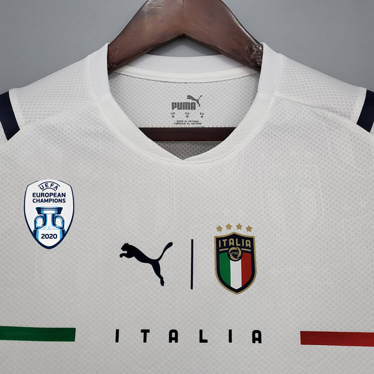 Euro 2020 Champion Italy Away Kit White Winner Badge Version Football