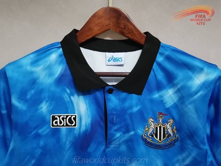 Newcastle 94-95 Away Blue Football Kit