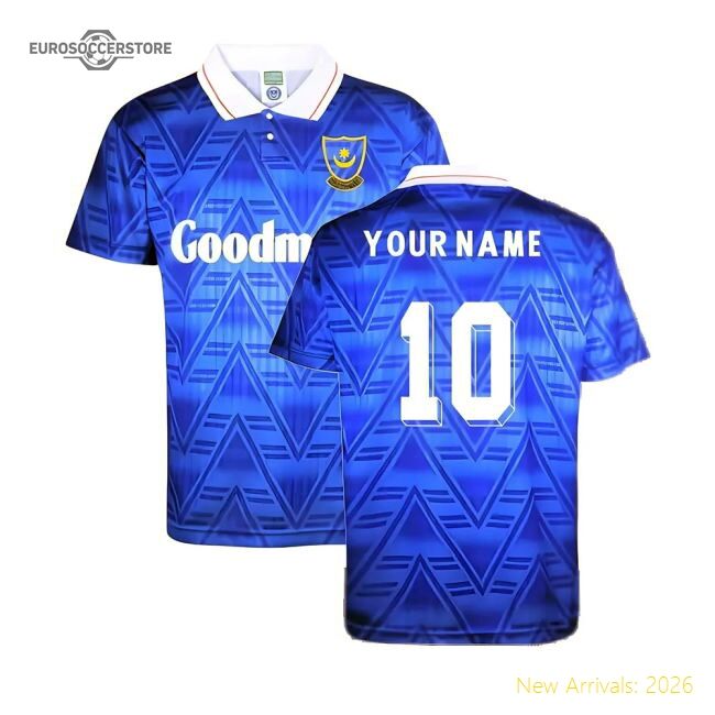 Premium-grade Portsmouth 1992 Fa Cup Semi Final Shirt (your Name)