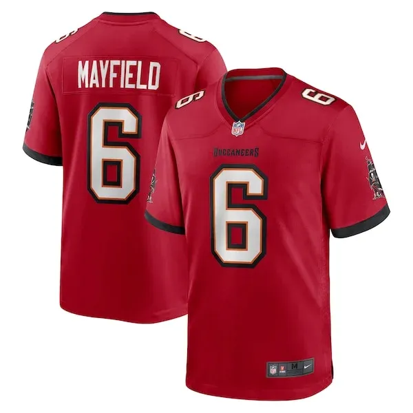 None Baker Mayfield Game Jersey - Red | NFL Player Jersey | NFL Footba