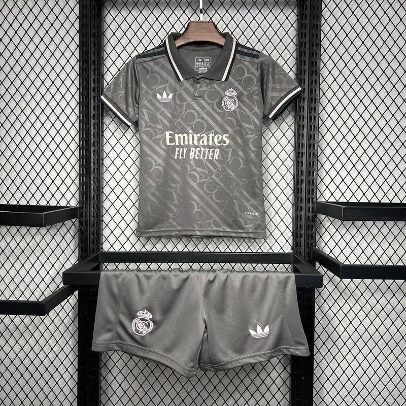 KidsYouth Real Madrid 2425 Third Kit ShirtShort - Official Replica