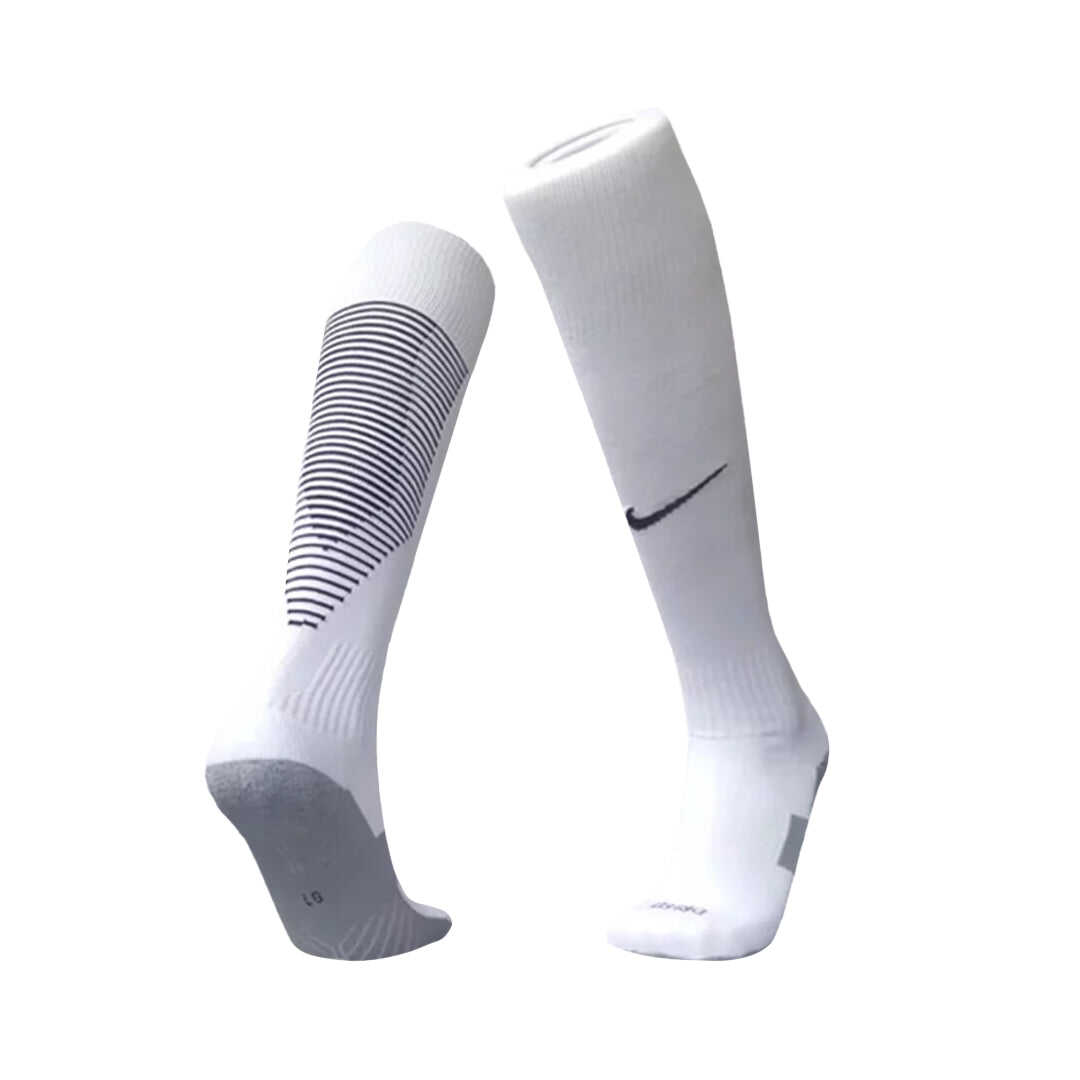 Kid's Soccer Socks White Authentic Kit
