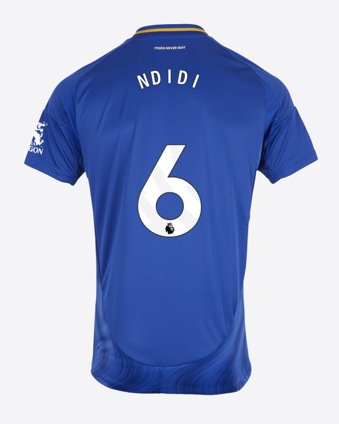 Leicester City Home NDIDI 6 Football Jersey 24-25 Season