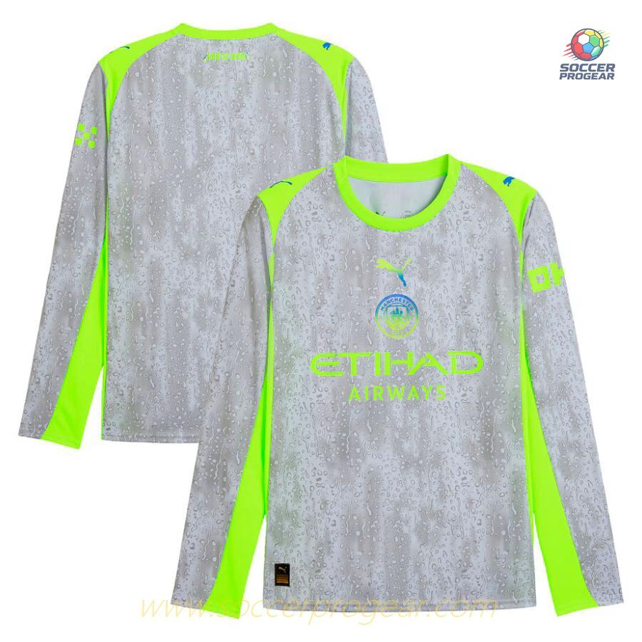 Manchester City Alternate Football Jersey 2025/26 Collection Long-Sleeves