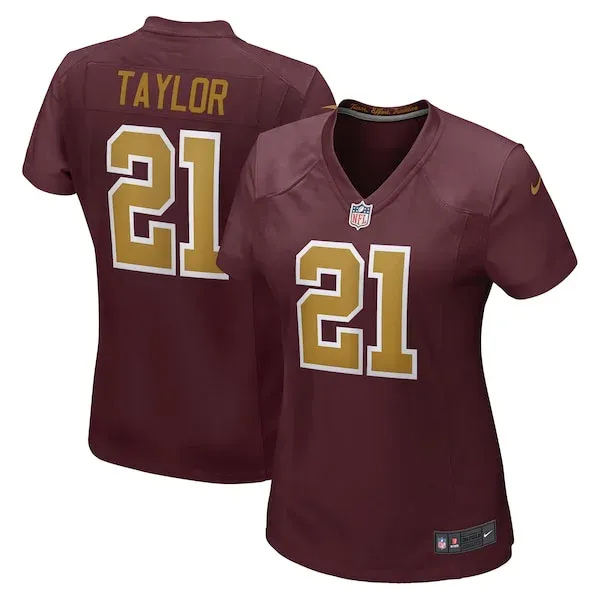None Game NFL Jersey - Burgundy | Authentic Football Apparel
