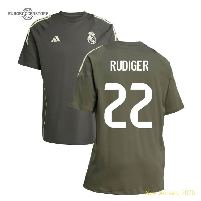 High-quality 2025-2026 Real Madrid Training Tee (utility Grey) (rud