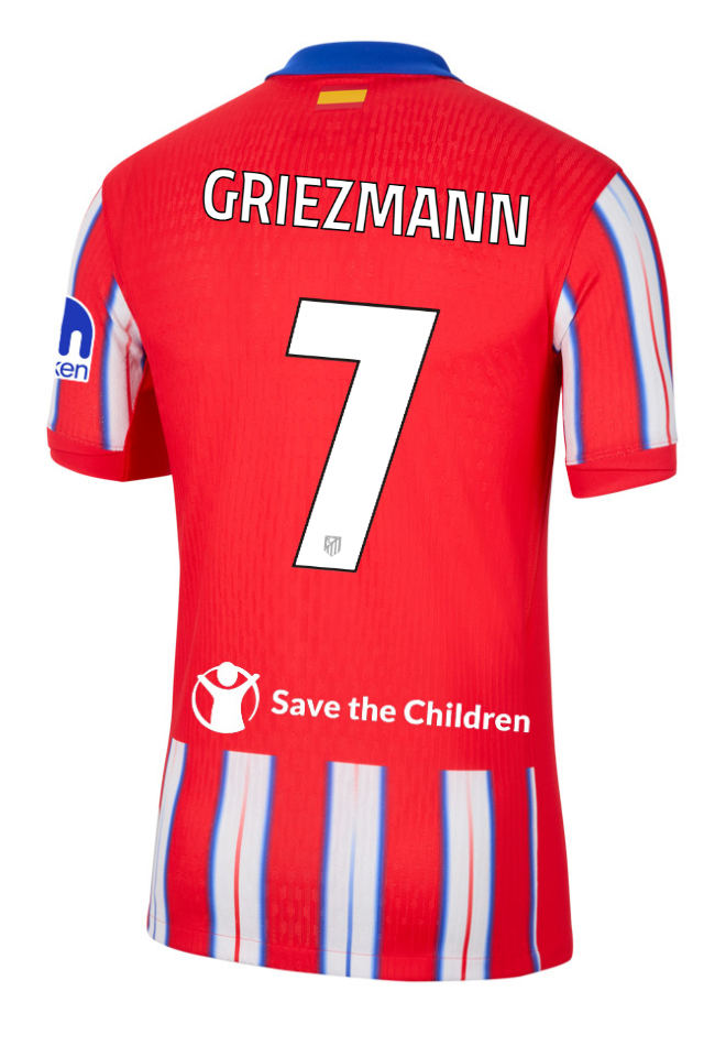 Atletico Madrid 24-25 Home Champions League GRIEZMANN 7 Jersey