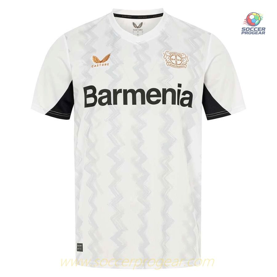 Leverkusen Away Kids Edition Soccer Uniform Football Jersey 2024-2025 Season