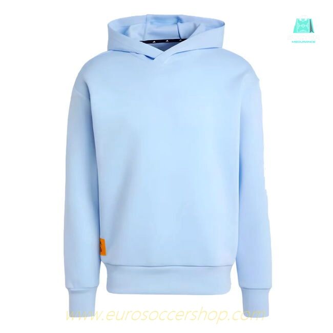 2024-2025 Real Madrid Seasonal Double Knit Hoody (Glow Blue)