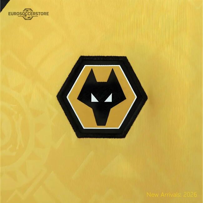 First-class 2025-2026 Wolves Home Shirt (kids) - Match Day Jersey