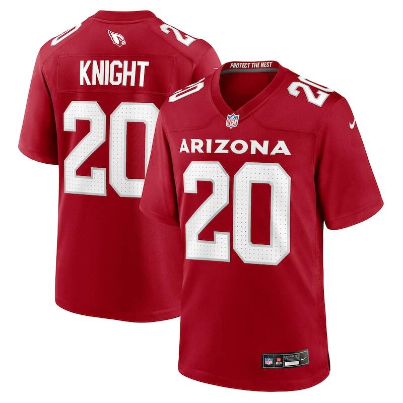 None Zonovan Knight AZ Cardinals Premium Game Jersey Football Apparel