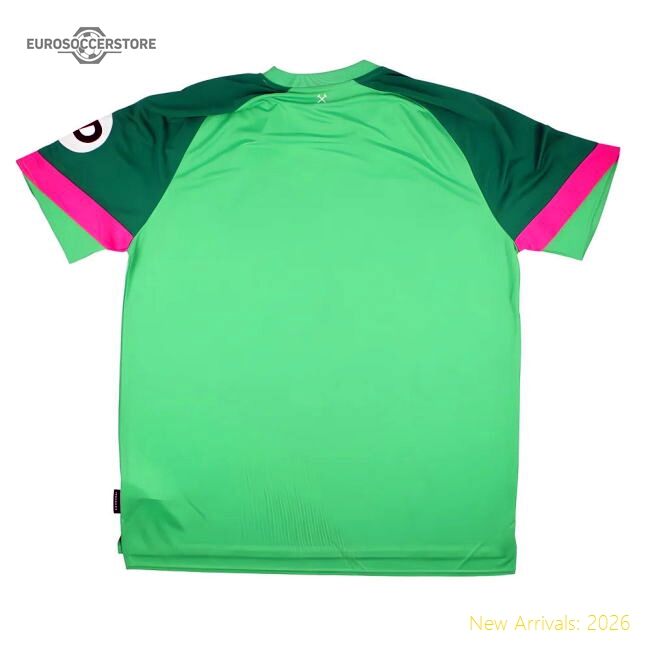 Official 2023-2024 West Ham Ss Home Goalkeeper Shirt (green)